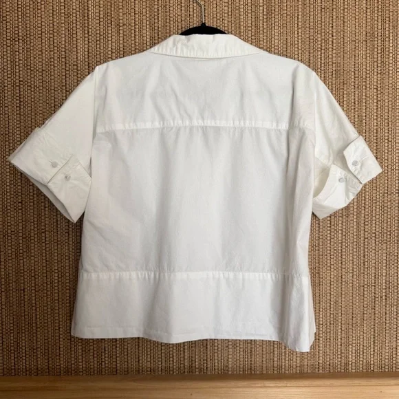 Julia Amory Antibes Shirt White S French Cuff Button Down Sold Out - Picture 6 of 6